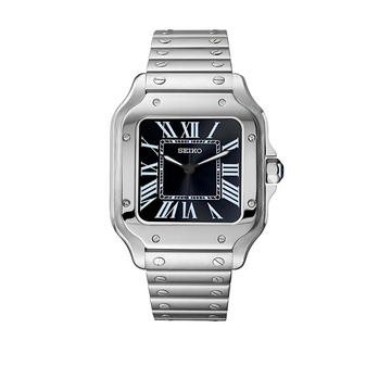 Black Santos Seiko mod