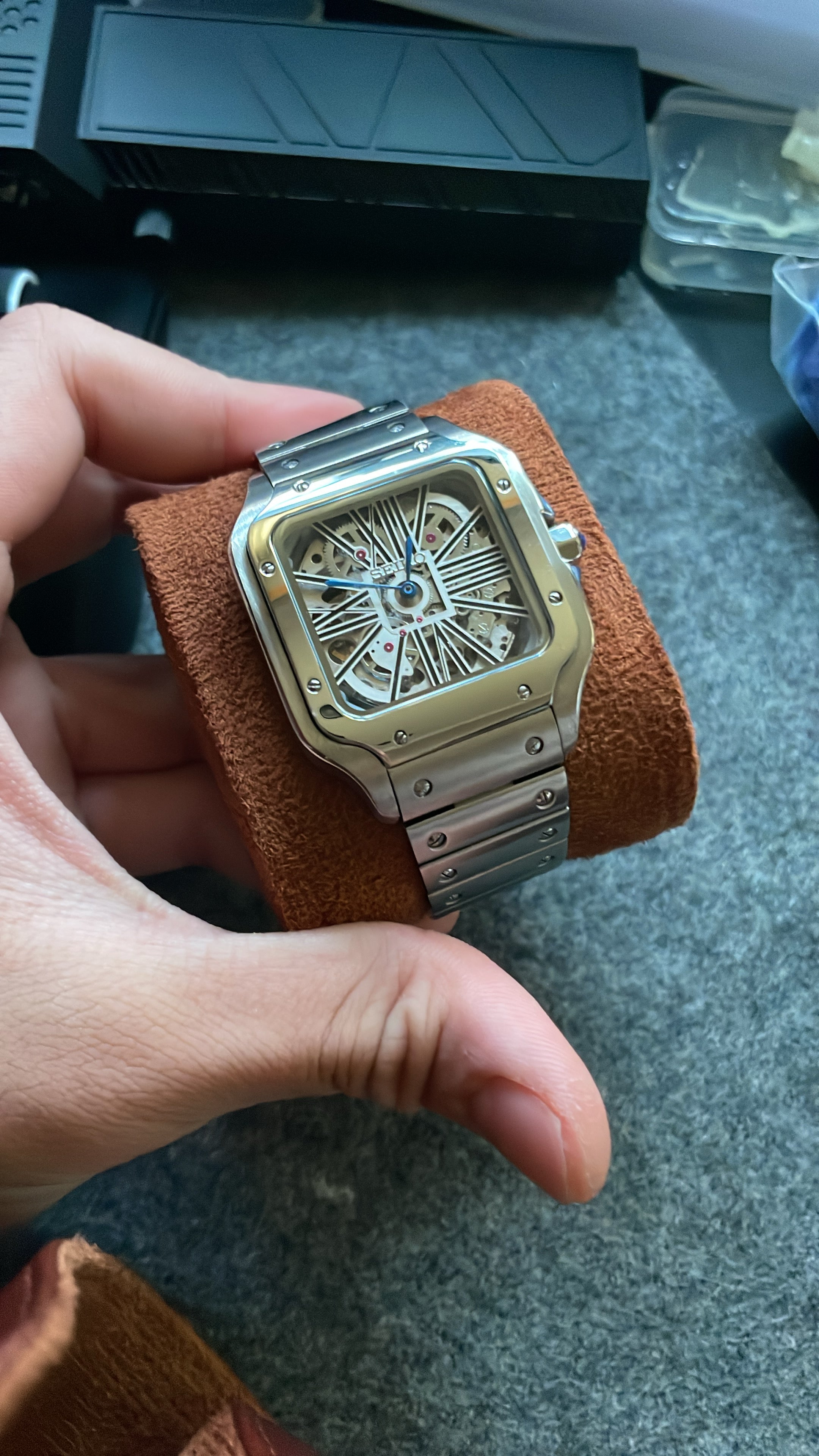 Skeleton Santos Seiko mod