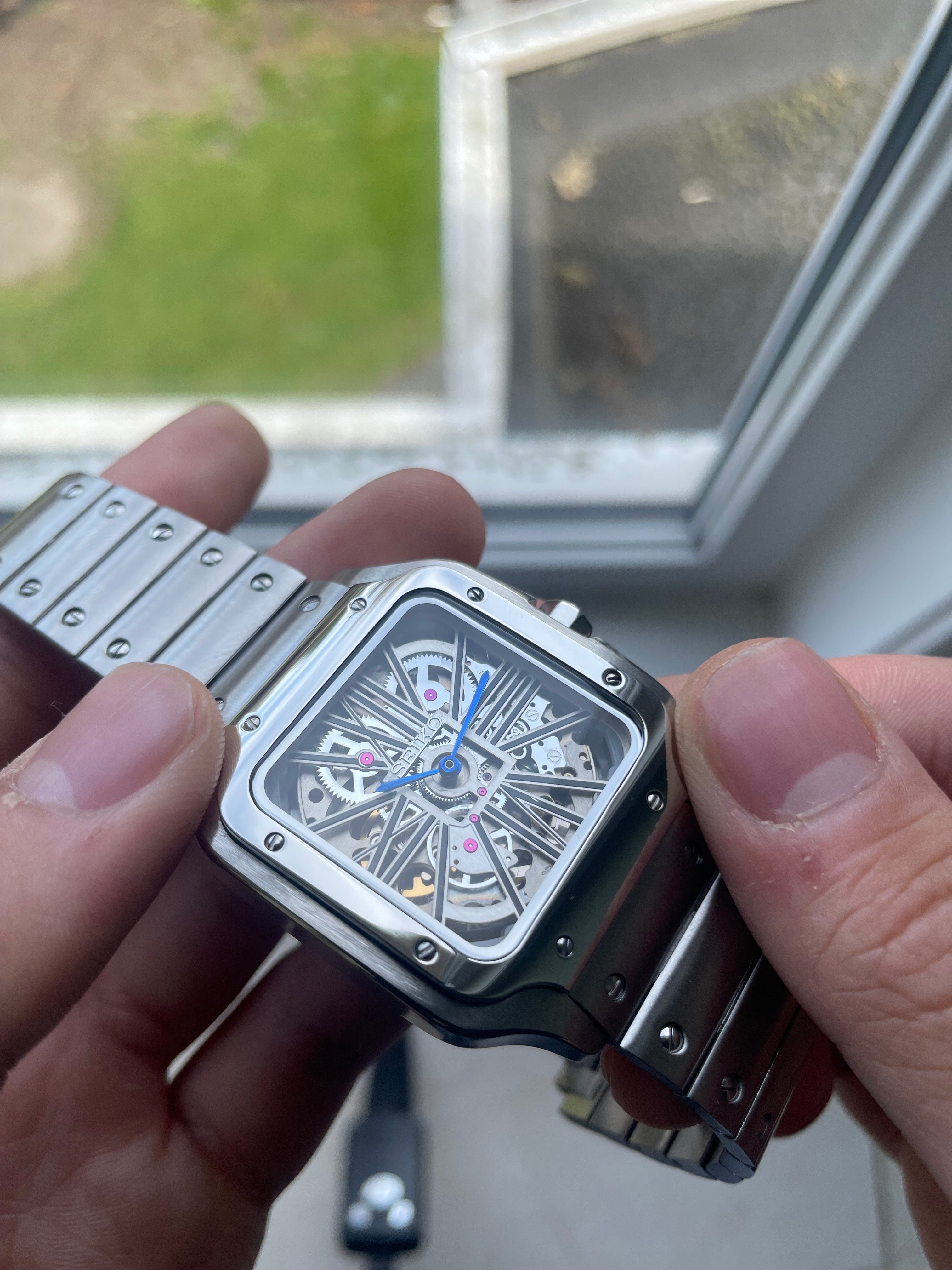 Skeleton Santos Seiko mod