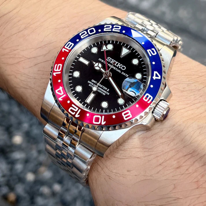 Pepsi GMT Seiko mod