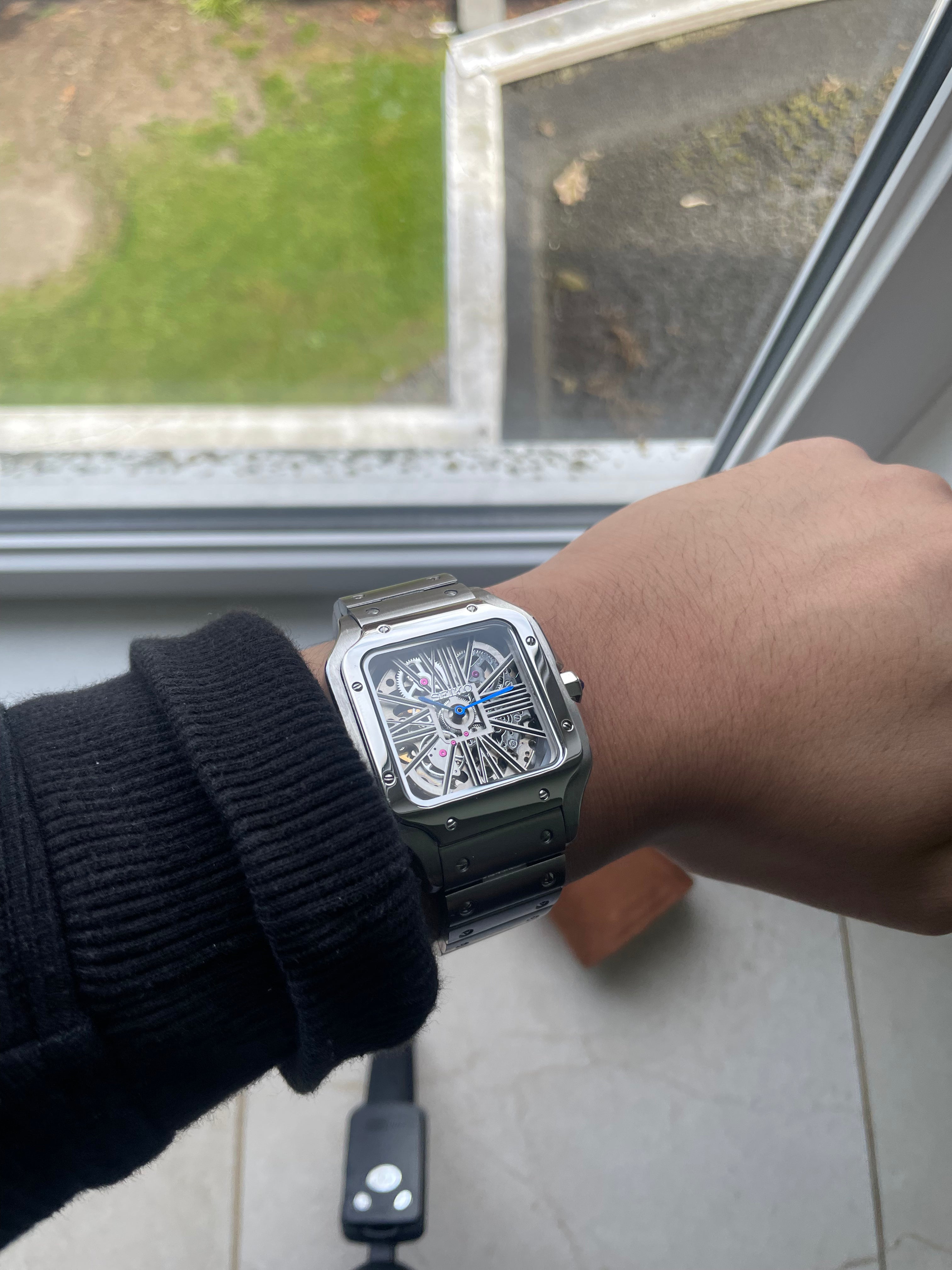 Skeleton Santos Seiko mod