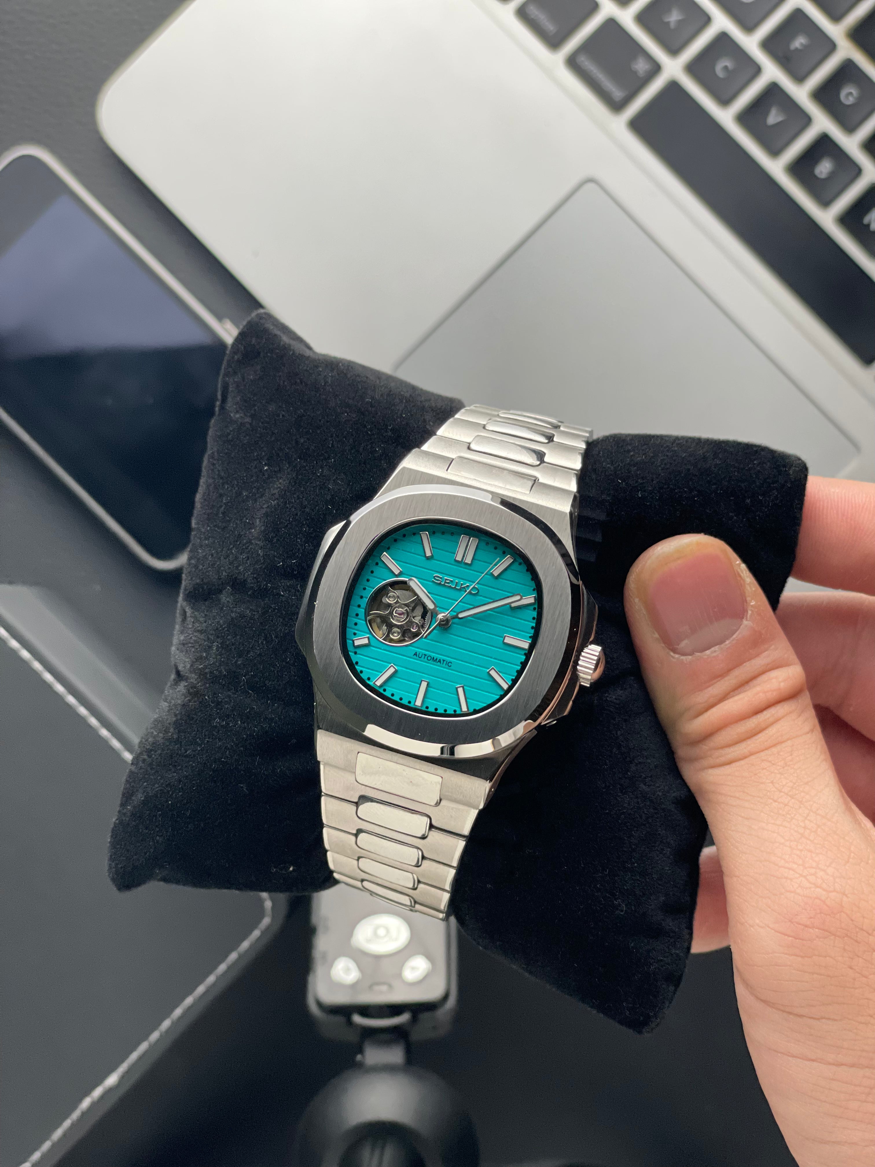 Tiffany Nautilus Seiko mod