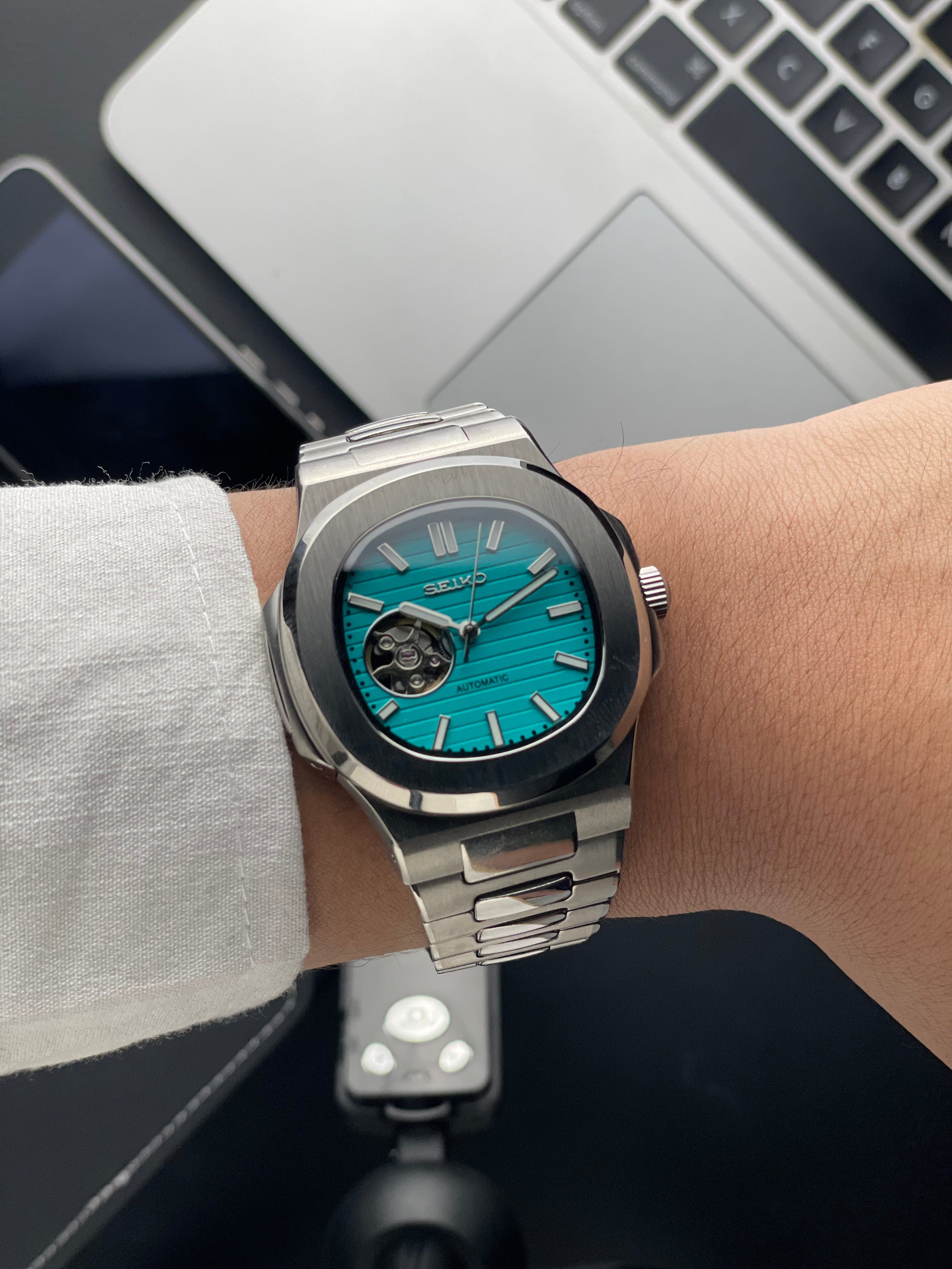 Tiffany Nautilus Seiko mod