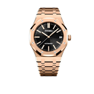 Rose gold Royal Oak Seiko mod