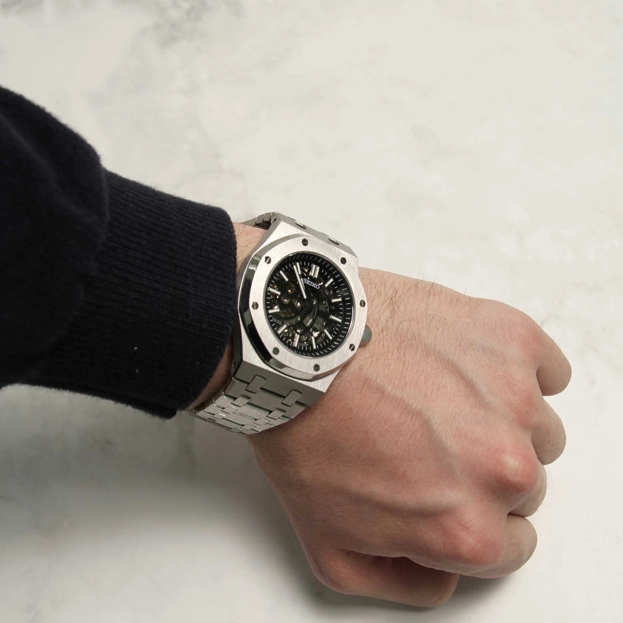 Skeleton Royal Oak Seiko mod