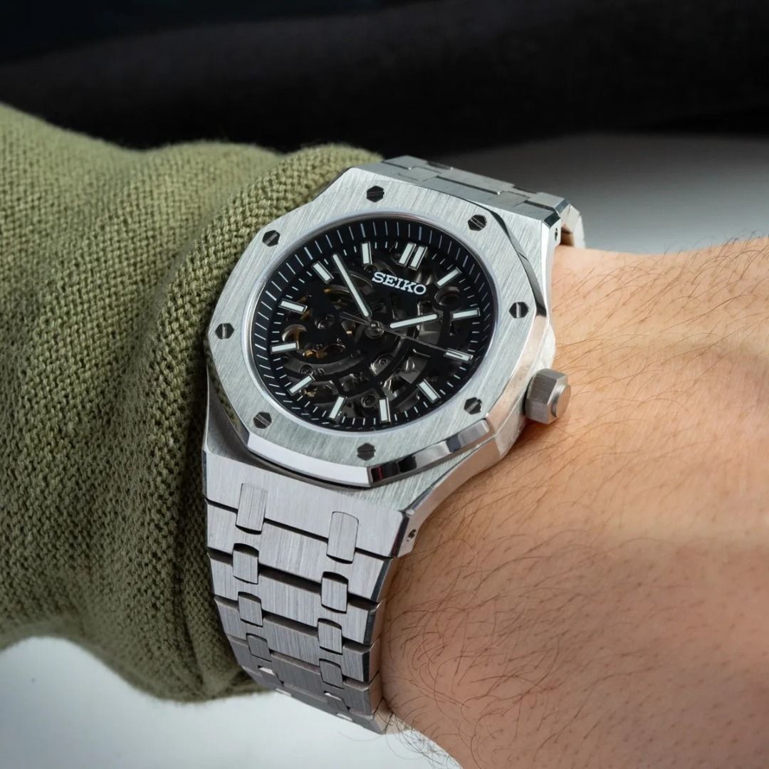 Skeleton Royal Oak Seiko mod