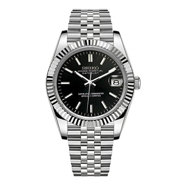 Classic black Datejust Seiko mod
