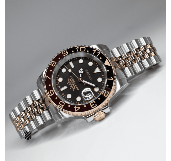 GMT Root Beer Seiko mod